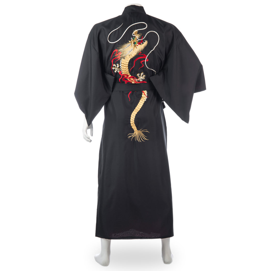 Drachenbestickter langer Kimono