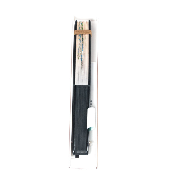 Butterfly Beige Folding Fan