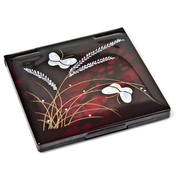 Butterfly Lacquer Japanese  Mirror