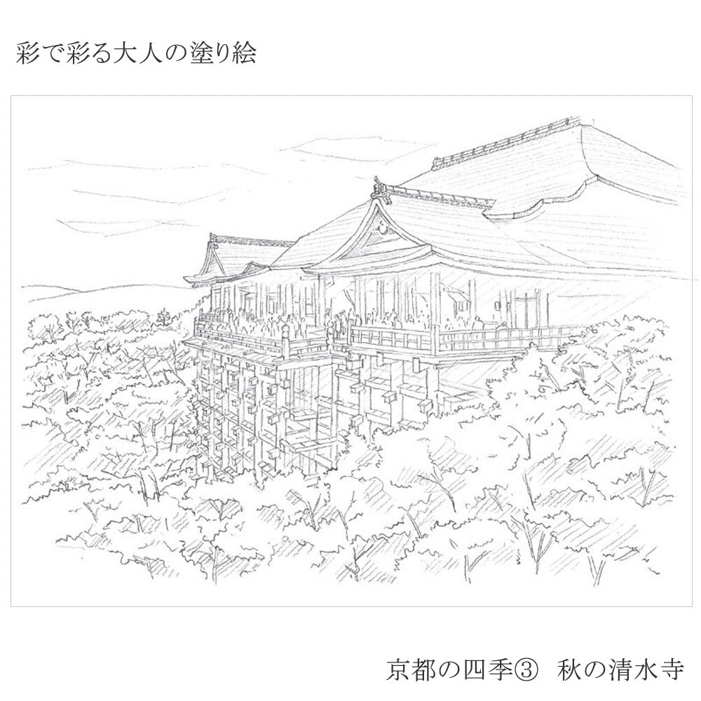 Malbuch für Erwachsene KYOTO