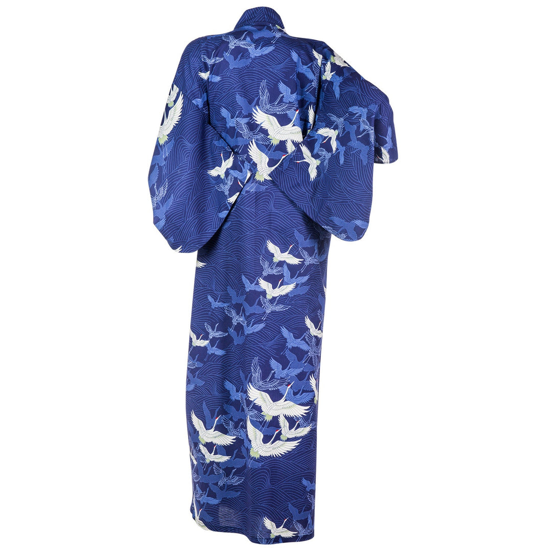 Crane Long Yukata