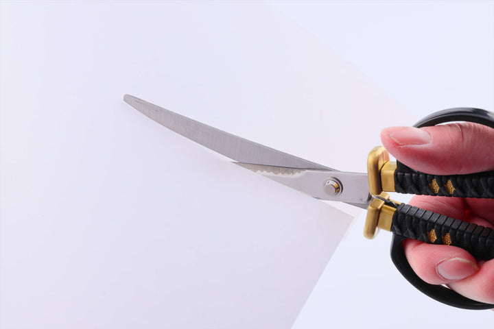 Katana scissors with stand Black