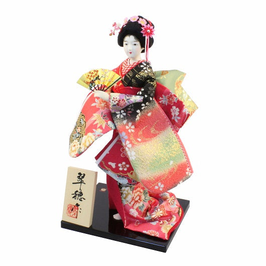 Kinran-Katanugi Ougi – Puppe im Seidenkimono