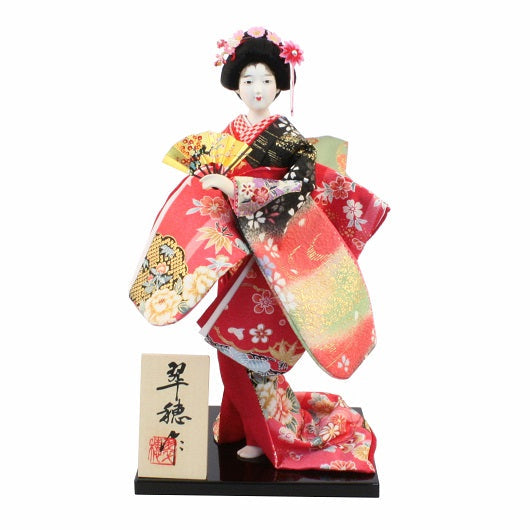 Kinran-Katanugi Ougi – Puppe im Seidenkimono