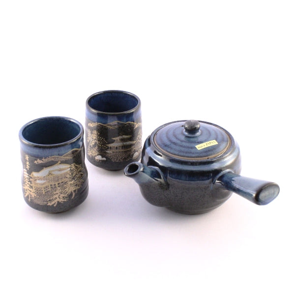 Kuronagashi Tea Set for 2