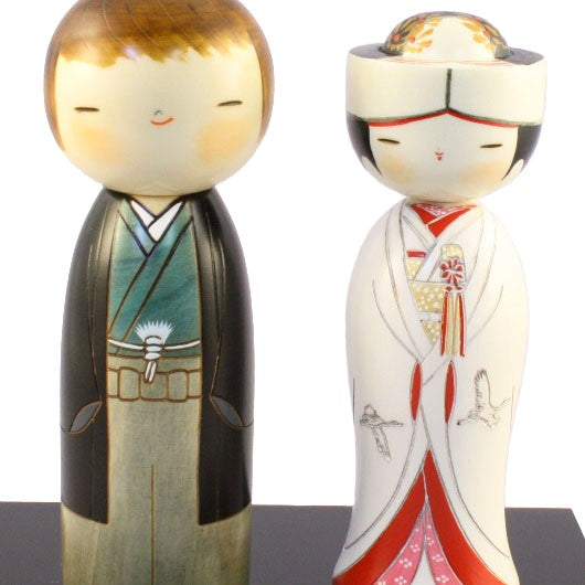 Towani set - wedding Kokeshi