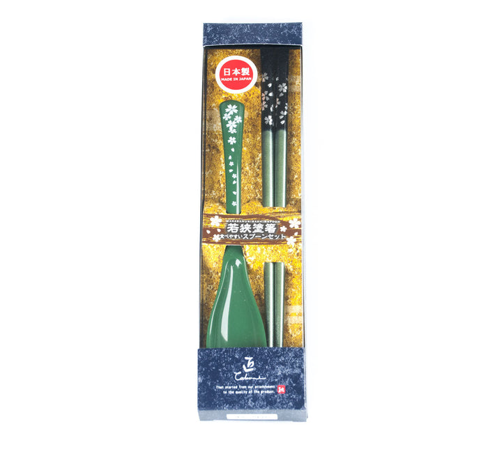 Wakasanuri Green Chopstick Set