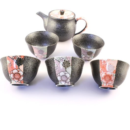 Yuzen Tea set for 5