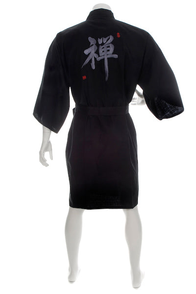 Zen Short Embroided Kimono